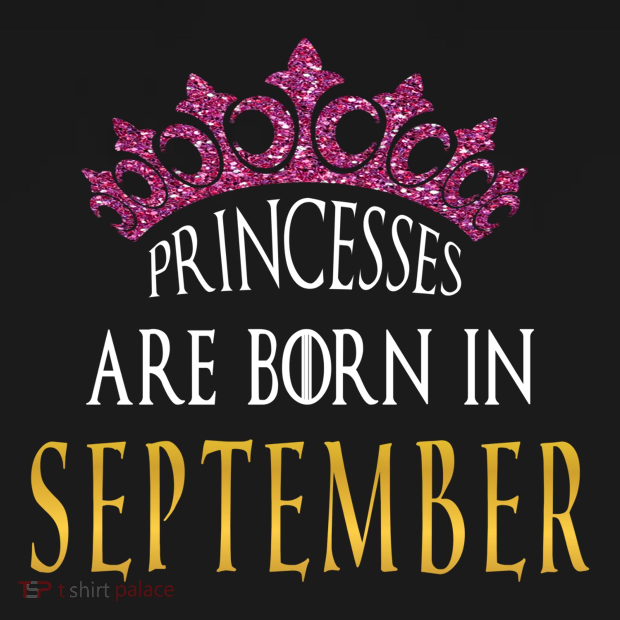 Born In September Princesses Are Born In September Birthday Cool Gift USA-Made Doggie Bandana