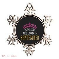 Born In September Princesses Are Born In September Birthday Cool Gift Ornament thumb 0