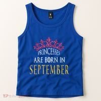 Born In September Princesses Are Born In September Birthday Cool Gift Tank Top thumb 2