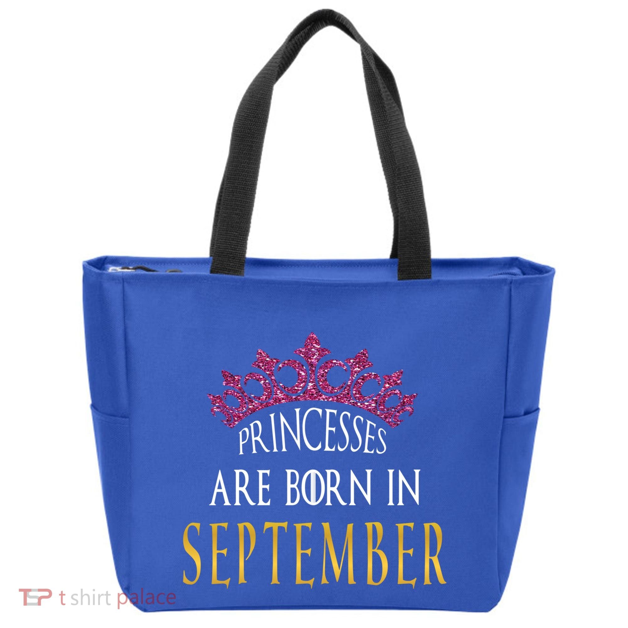 Born In September Princesses Are Born In September Birthday Cool Gift Tote Bag