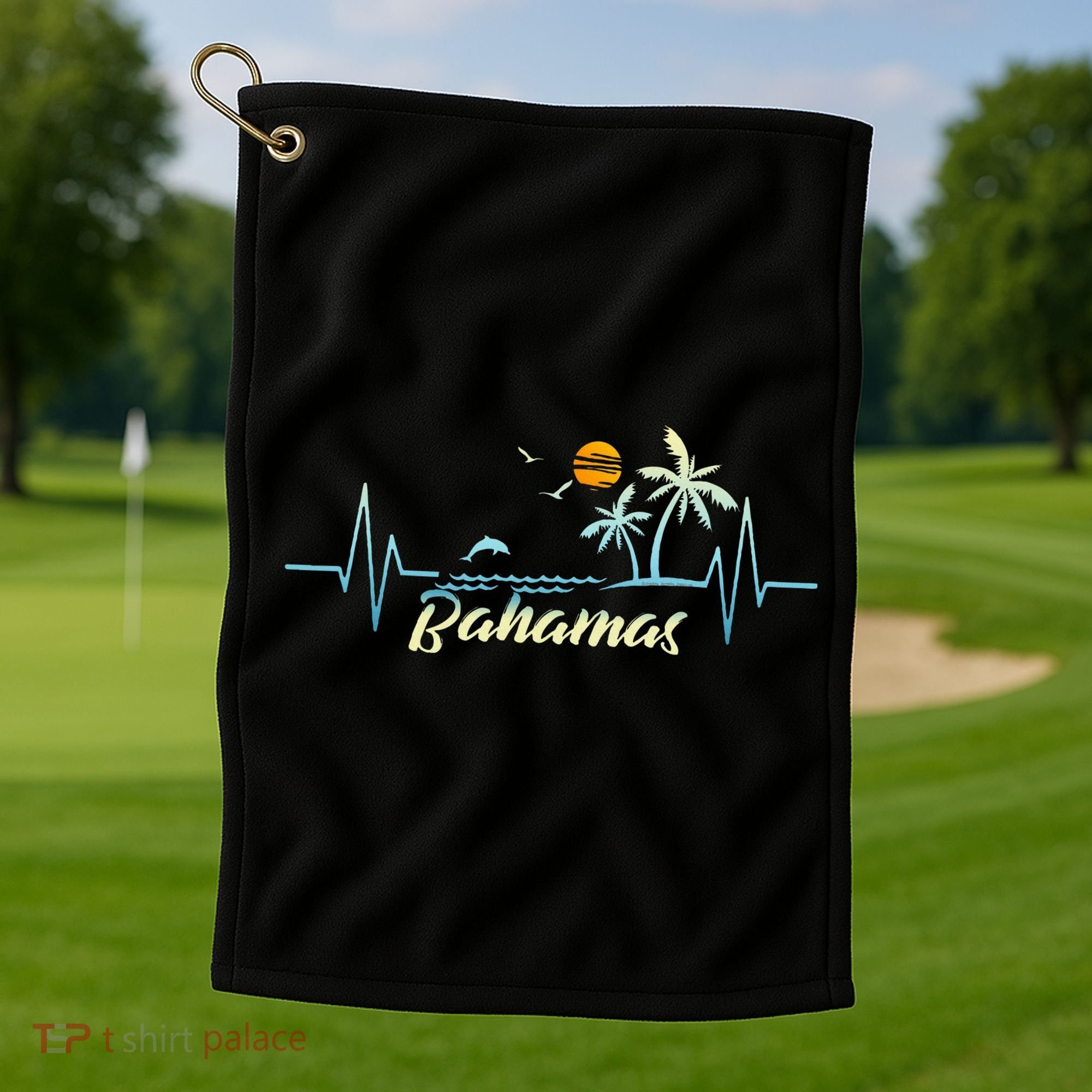 Bahamas Islands Souvenir Spring Break Bahamas Golf Towel