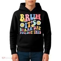 Brush It's Staar Day You Got This Kids Hoodie thumb 4