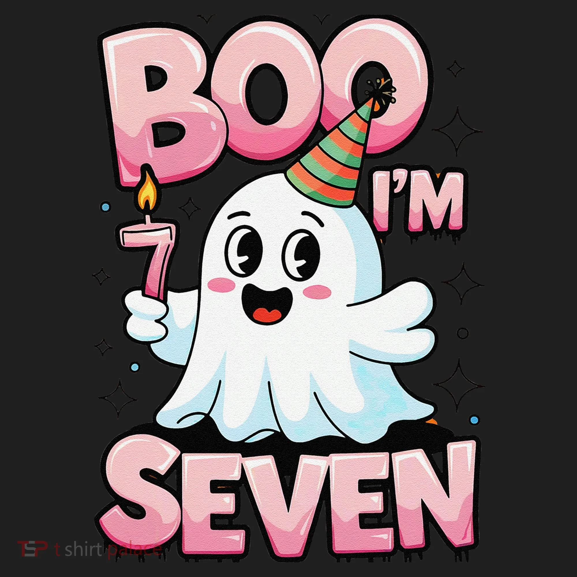 Boo IM Seven Ghost Theme For October Women's Sweatshirt