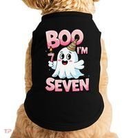 Boo IM Seven Ghost Theme For October Doggie Tank thumb 0