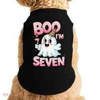 Boo IM Seven Ghost Theme For October Doggie Tank thumb 0