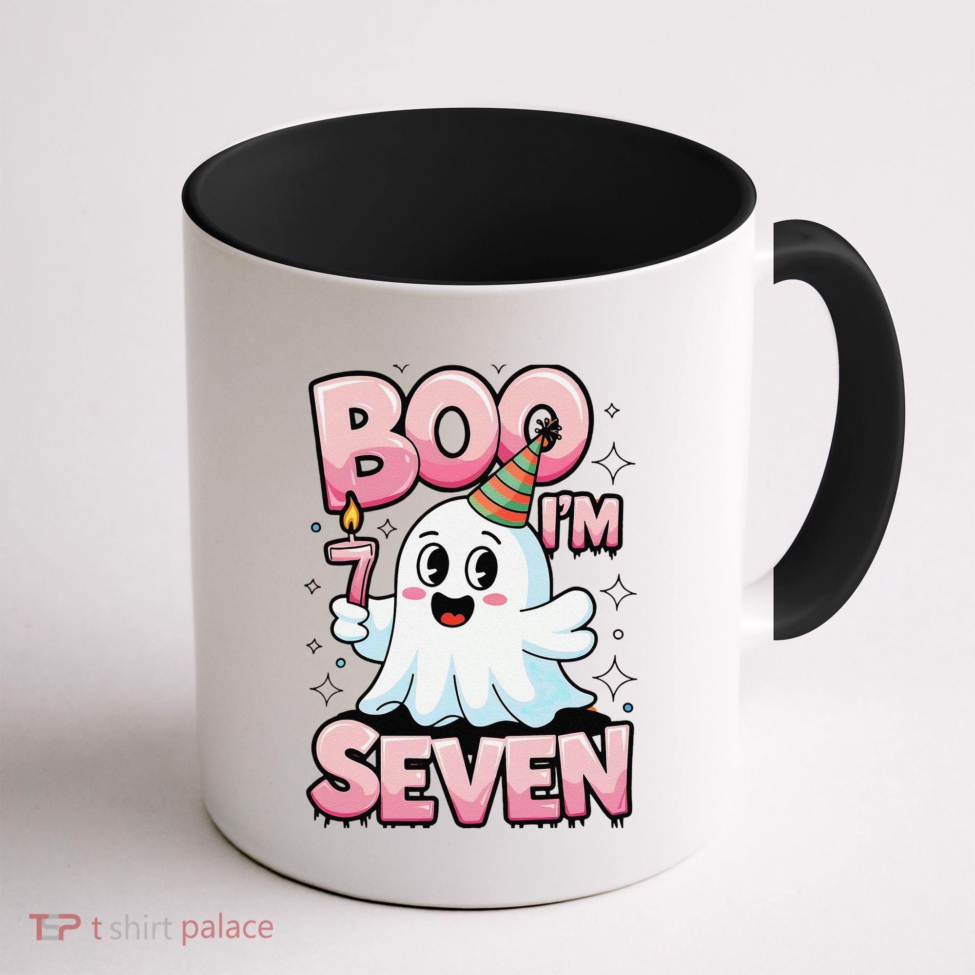 Boo IM Seven Ghost Theme For October Coffee Mug