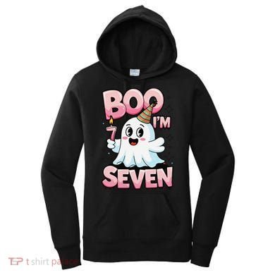 Boo IM Seven Ghost Theme For October Women's Hoodie