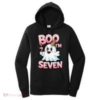 Boo IM Seven Ghost Theme For October Women's Hoodie thumb 0