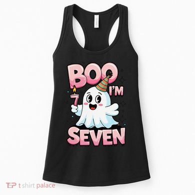 Boo IM Seven Ghost Theme For October Women's Tank Top