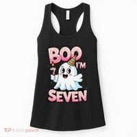 Boo IM Seven Ghost Theme For October Women's Tank Top thumb 0