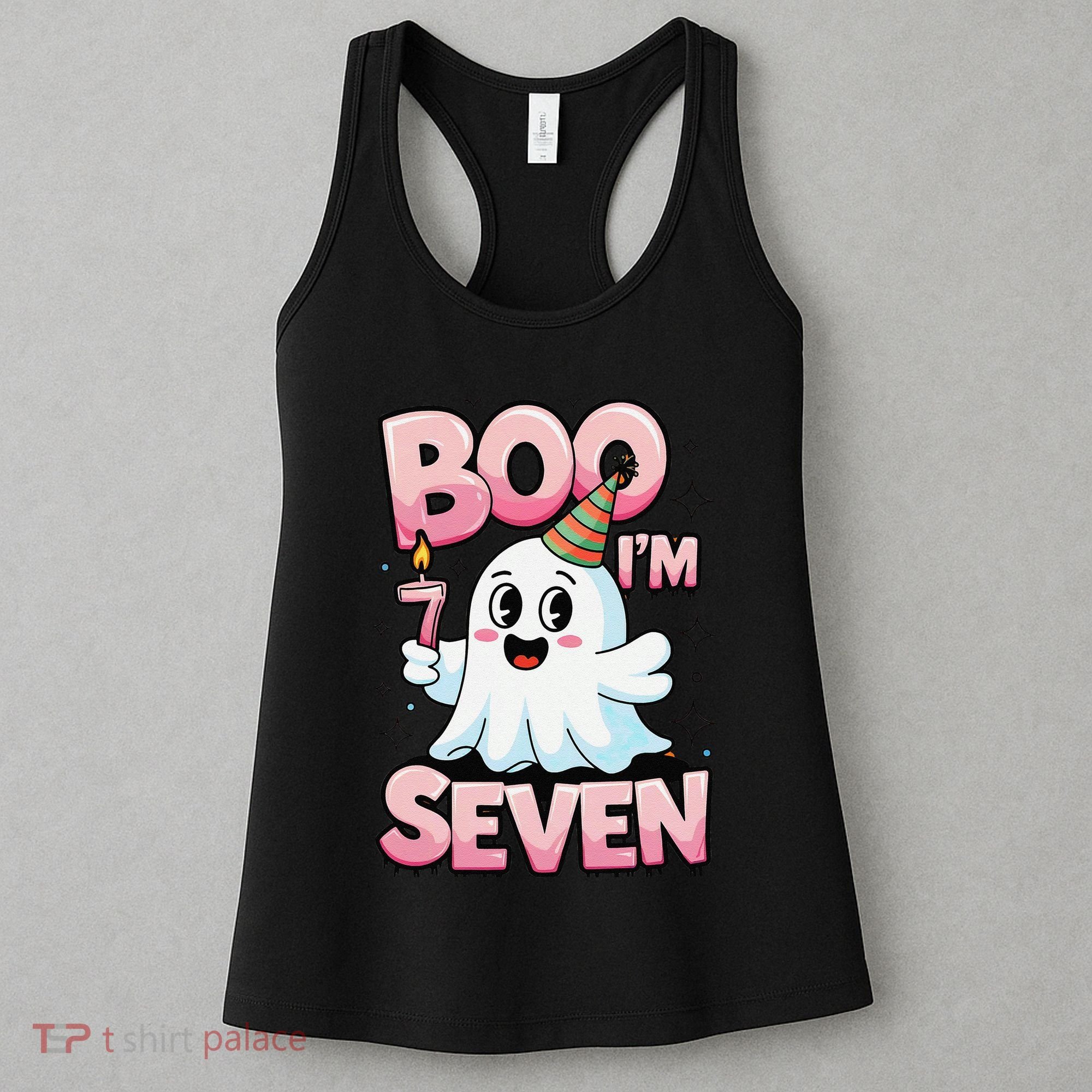 Boo IM Seven Ghost Theme For October Women's Tank Top
