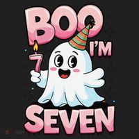 Boo IM Seven Ghost Theme For October Hat thumb 2