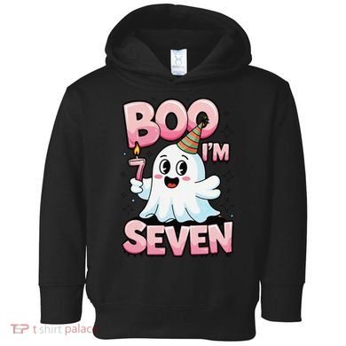 Boo IM Seven Ghost Theme For October Toddler Hoodie