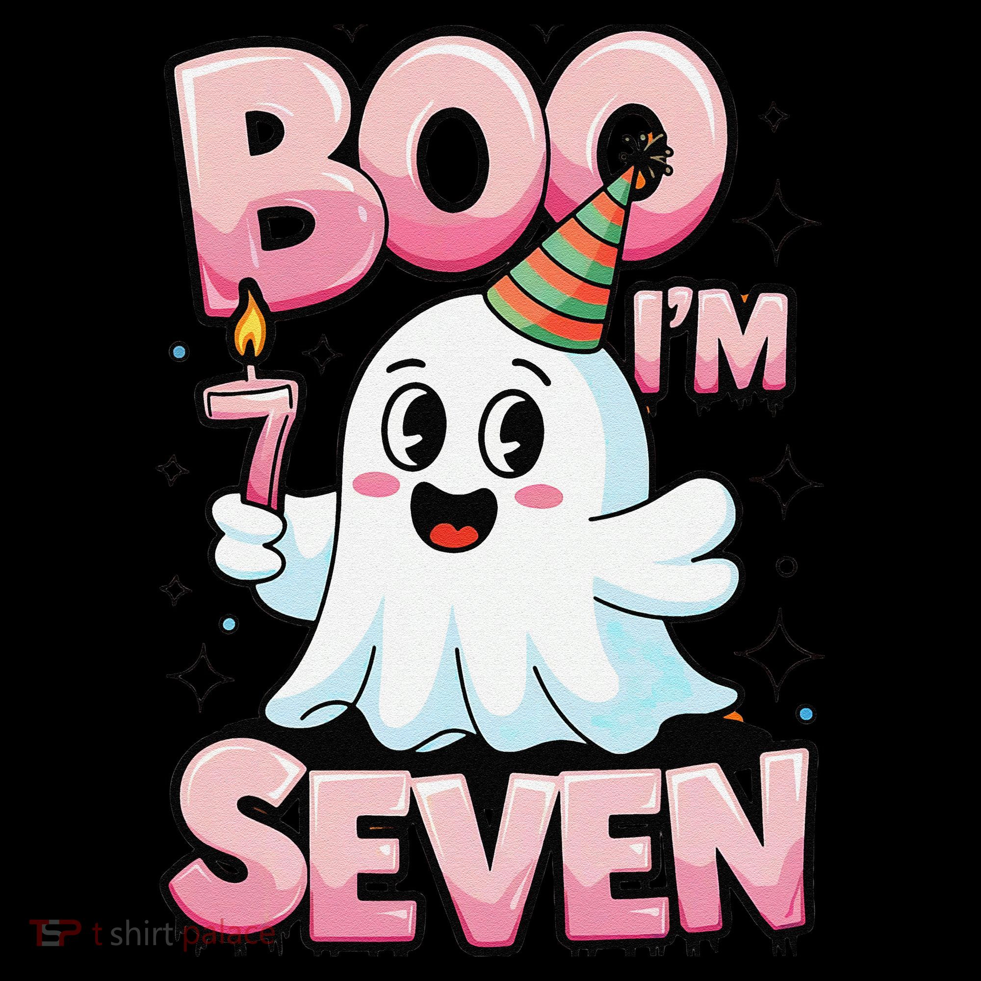 Boo IM Seven Ghost Theme For October Toddler Hoodie