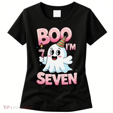 Boo IM Seven Ghost Theme For October Women's T-Shirt