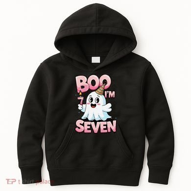 Boo IM Seven Ghost Theme For October Kids Hoodie