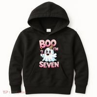 Boo IM Seven Ghost Theme For October Kids Hoodie thumb 0