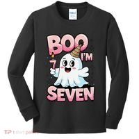 Boo IM Seven Ghost Theme For October Kids Long Sleeve Shirt thumb 0