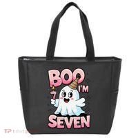 Boo IM Seven Ghost Theme For October Tote Bag thumb 0