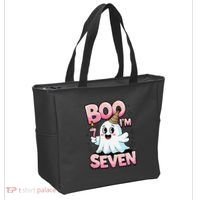 Boo IM Seven Ghost Theme For October Tote Bag thumb 2
