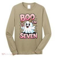 Boo IM Seven Ghost Theme For October Long Sleeve Shirt thumb 0