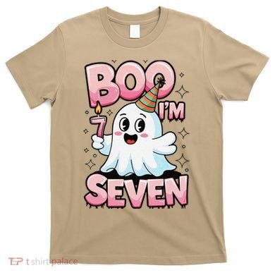 Boo IM Seven Ghost Theme For October T-Shirt