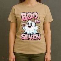 Boo IM Seven Ghost Theme For October T-Shirt thumb 4