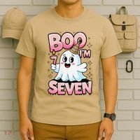 Boo IM Seven Ghost Theme For October T-Shirt thumb 6