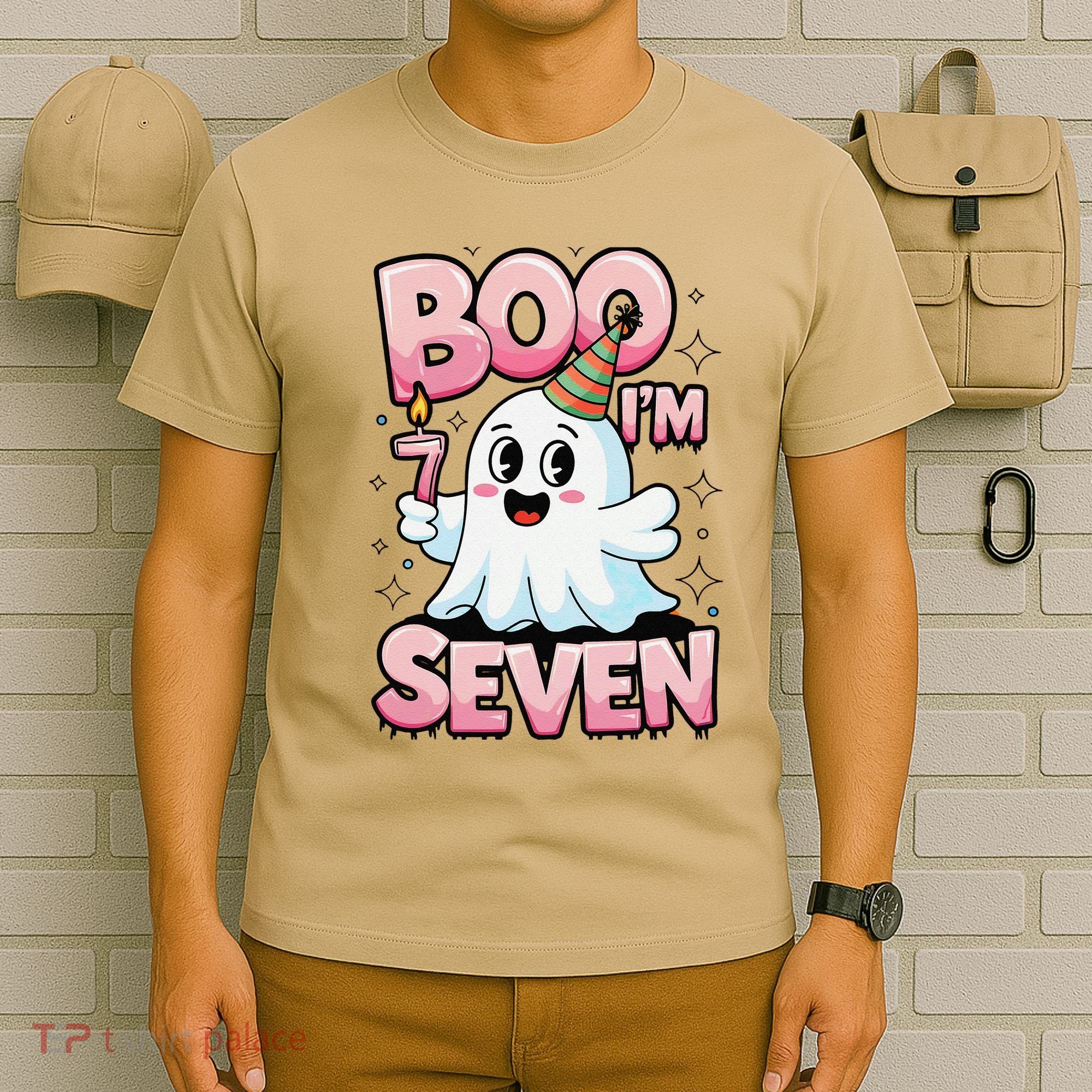 Boo IM Seven Ghost Theme For October T-Shirt