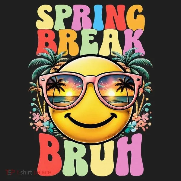 Bruh It's Spring Break Teacher  Women's Sweatshirt