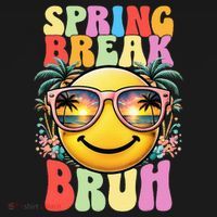 Bruh It's Spring Break Teacher  Pajama Set thumb 2