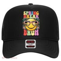 Bruh It's Spring Break Teacher  Hat thumb 0