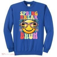 Bruh It's Spring Break Teacher  Sweatshirt thumb 0