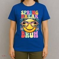 Bruh It's Spring Break Teacher  T-Shirt thumb 4