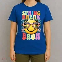Bruh It's Spring Break Teacher  T-Shirt thumb 4
