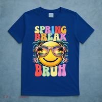 Bruh It's Spring Break Teacher  T-Shirt thumb 5