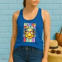 Bruh It's Spring Break Teacher  Women's Tank Top thumb 2