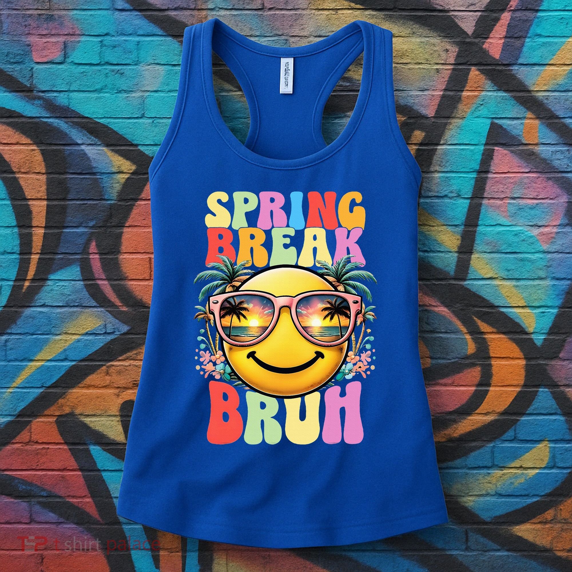 Bruh It's Spring Break Teacher  Women's Tank Top