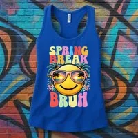 Bruh It's Spring Break Teacher  Women's Tank Top thumb 3