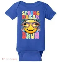 Bruh It's Spring Break Teacher  Baby Bodysuit thumb 0