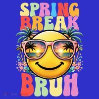 Bruh It's Spring Break Teacher  Baby Bodysuit thumb 2