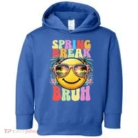Bruh It's Spring Break Teacher  Toddler Hoodie thumb 0