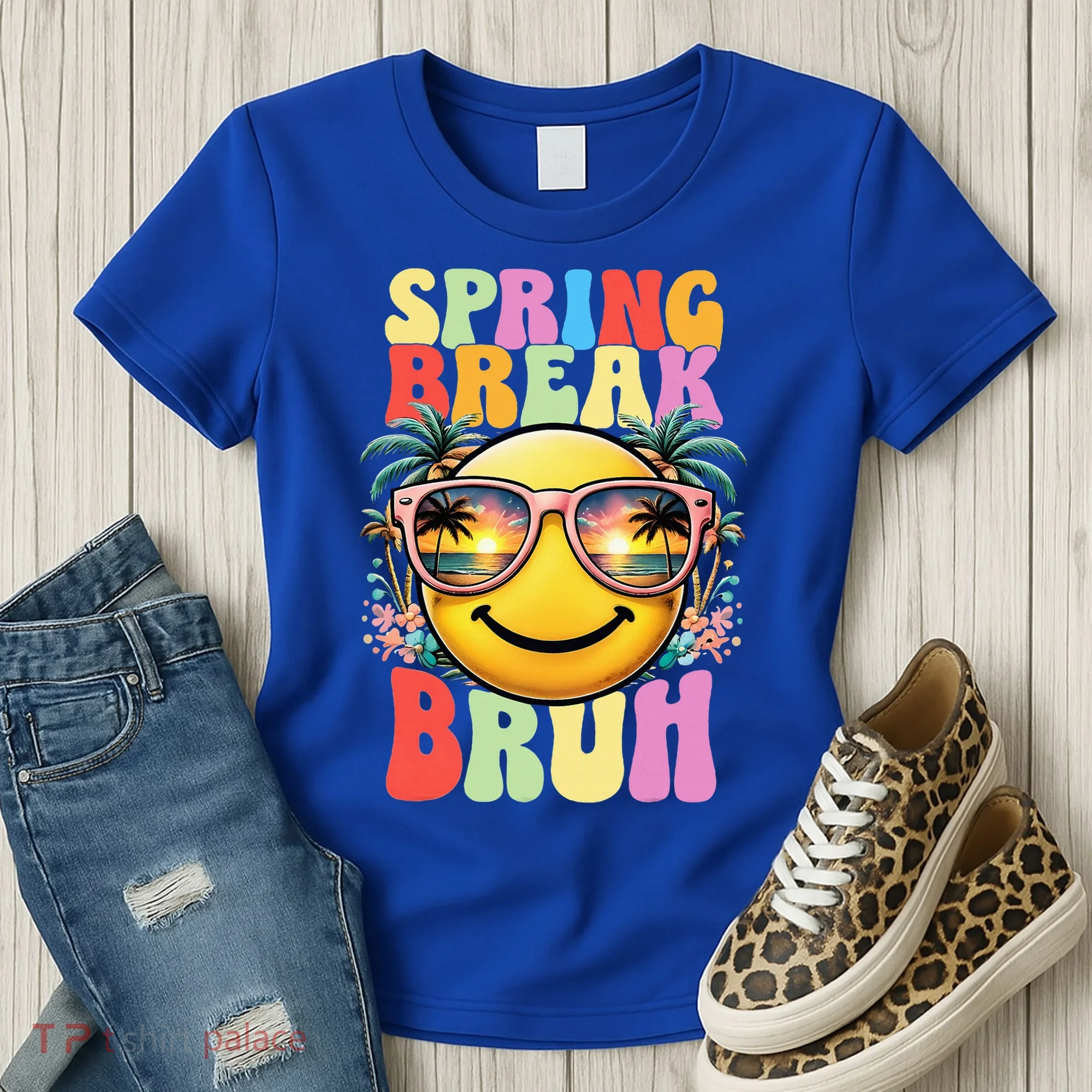 Bruh It's Spring Break Teacher  Women's T-Shirt