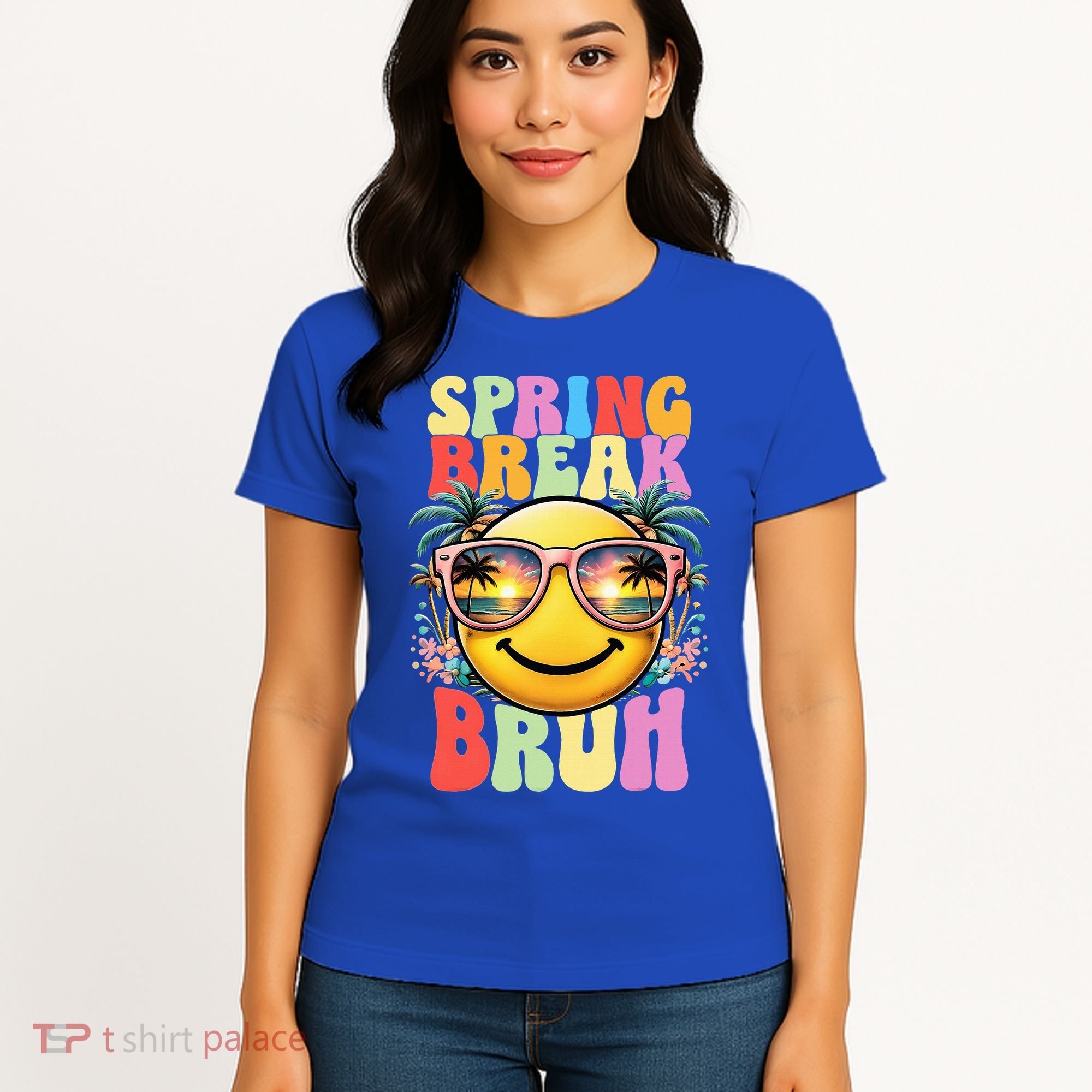 Bruh It's Spring Break Teacher  Women's T-Shirt