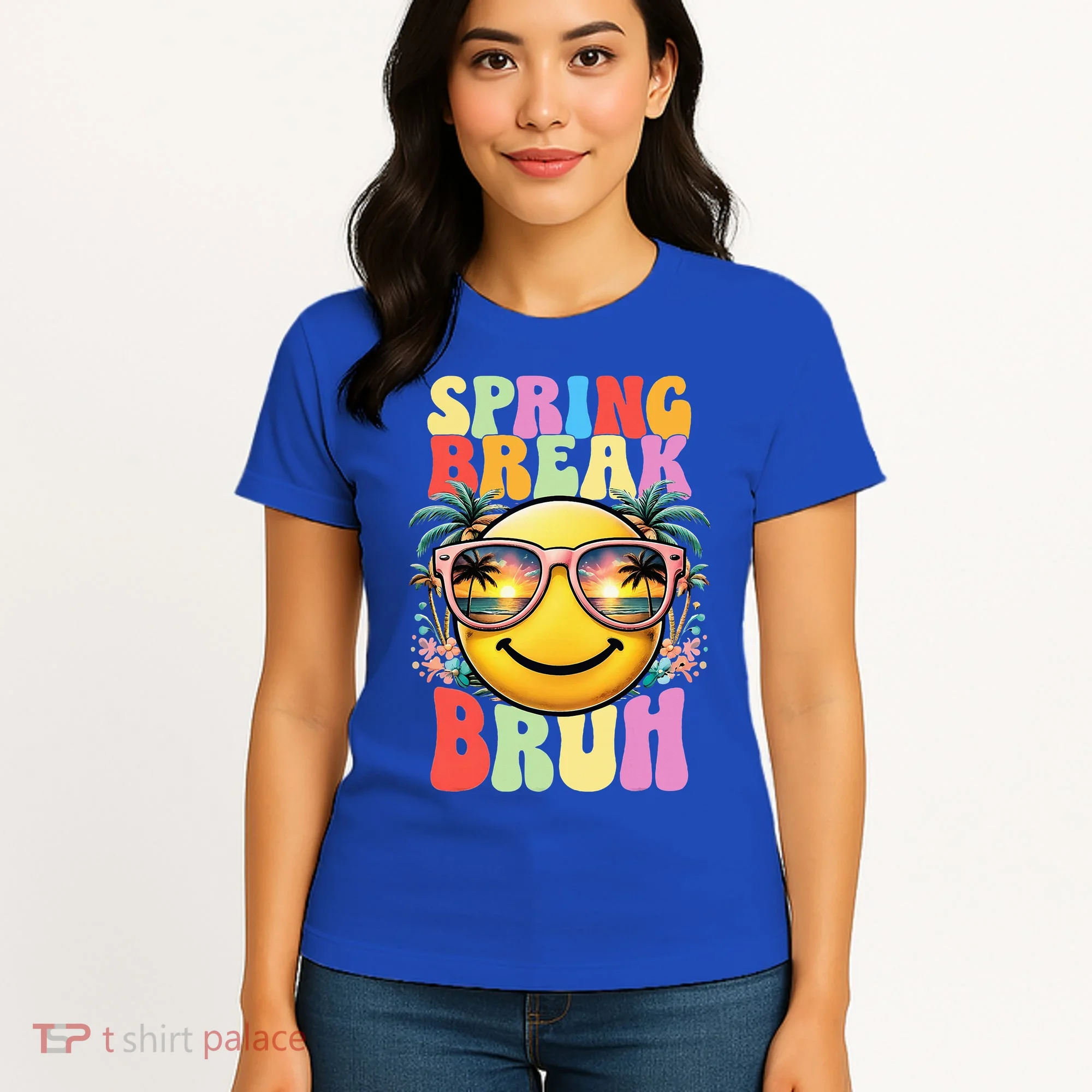 Bruh It's Spring Break Teacher  Women's T-Shirt