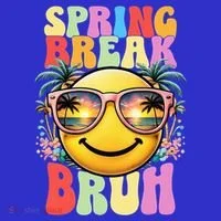 Bruh It's Spring Break Teacher  Women's T-Shirt thumb 6