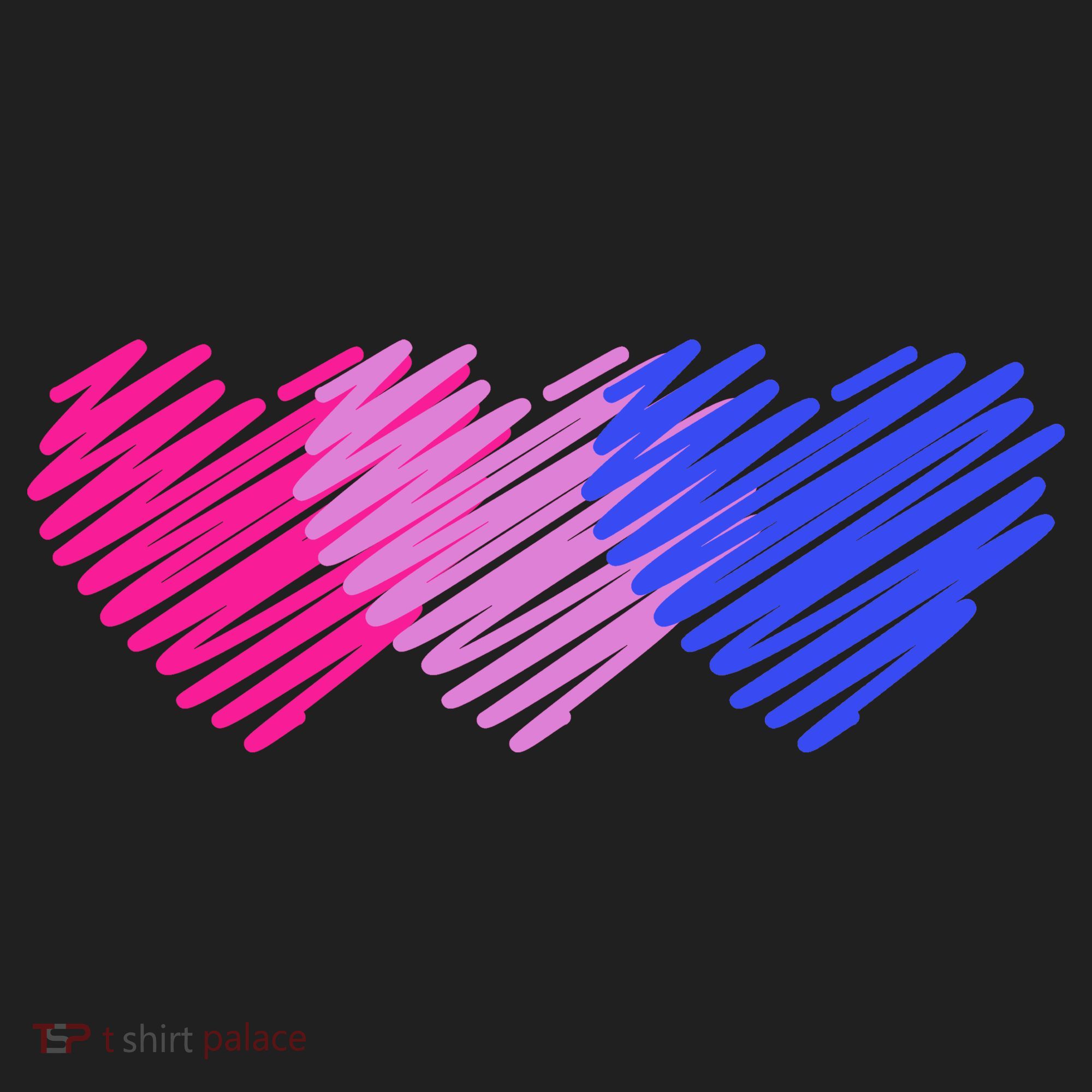 Bisexual Flag Hearts Love LGBT Bi Pride Beanie