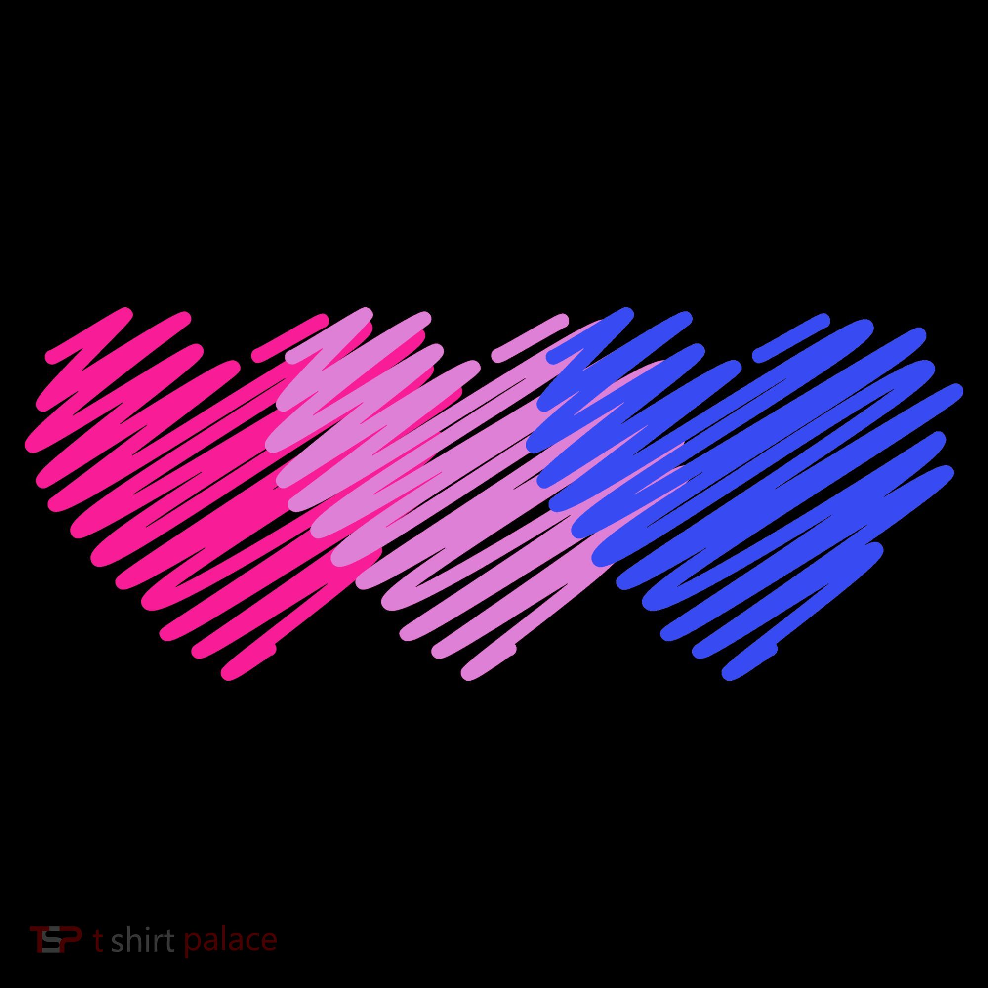 Bisexual Flag Hearts Love LGBT Bi Pride Women's Tank Top
