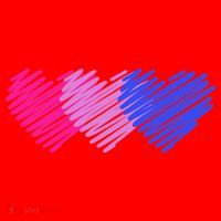 Bisexual Flag Hearts Love LGBT Bi Pride Santa Hat thumb 1