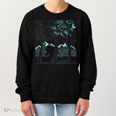 Bigfoot In The Forest Hiding Under The Moon Women's Sweatshirt